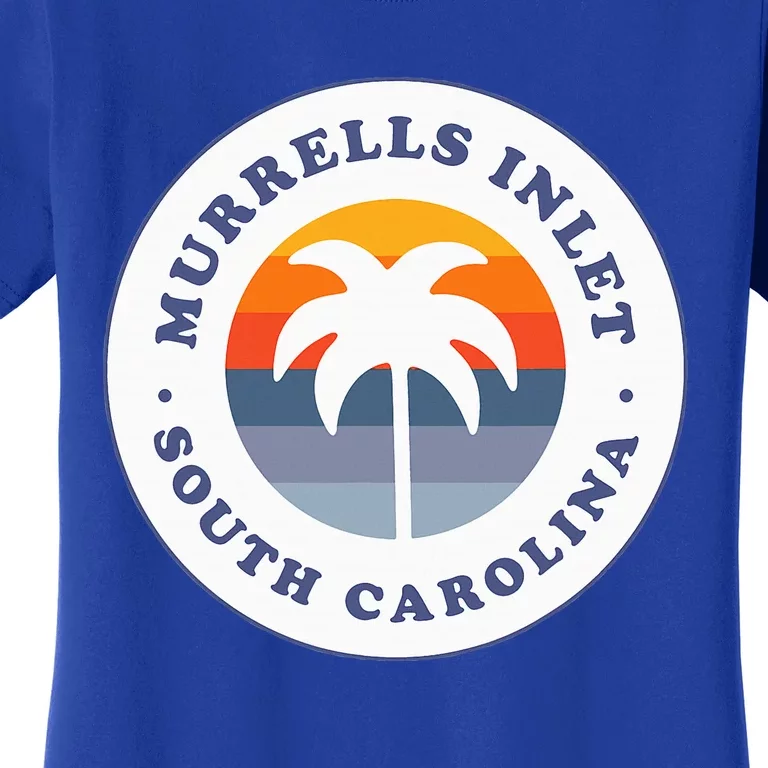 Murrells Inlet South Carolina Sc Retro Palm Tree Souvenir Women's T-Shirt