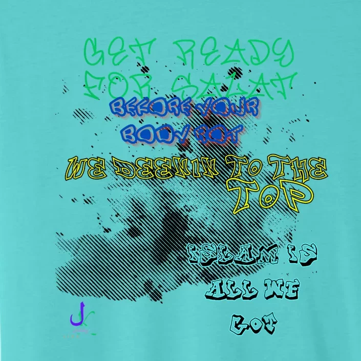 MUSLIM ISLAMIC SAYING GRAFFITI PAINT SPLATT RAMADAN ChromaSoft Performance T-Shirt