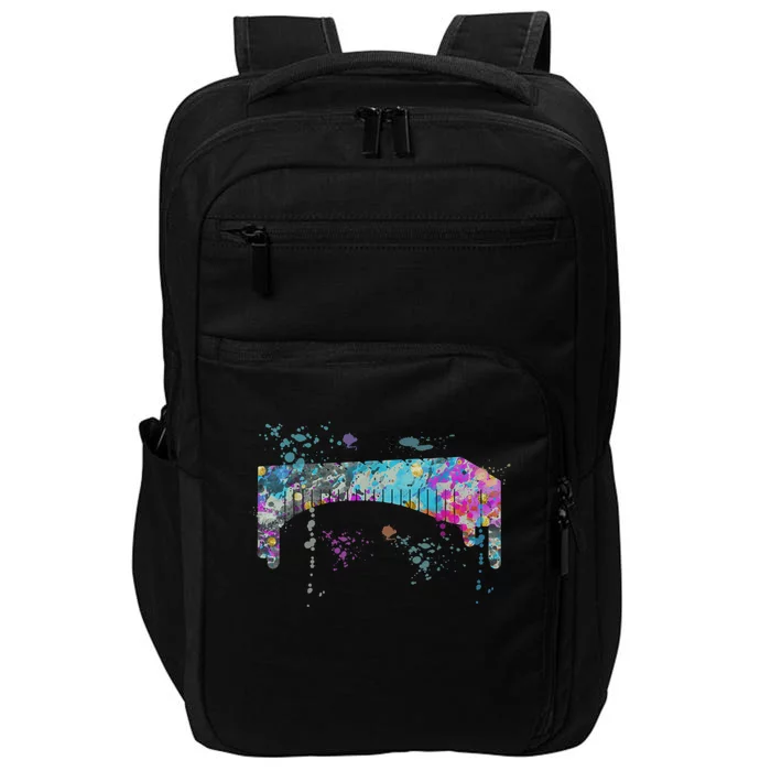 Marimba Instrument Silhouette Marimbas Impact Tech Backpack