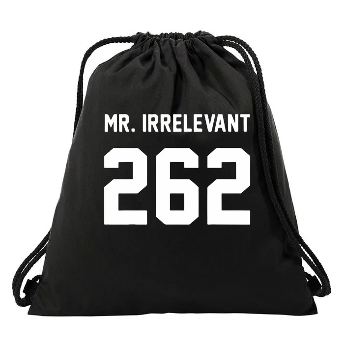 Mr Irrelevant San Francisco 262 Brock Hard Drawstring Bag