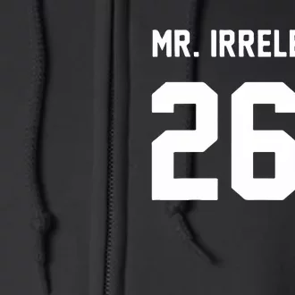 Mr Irrelevant San Francisco 262 Brock Hard Full Zip Hoodie