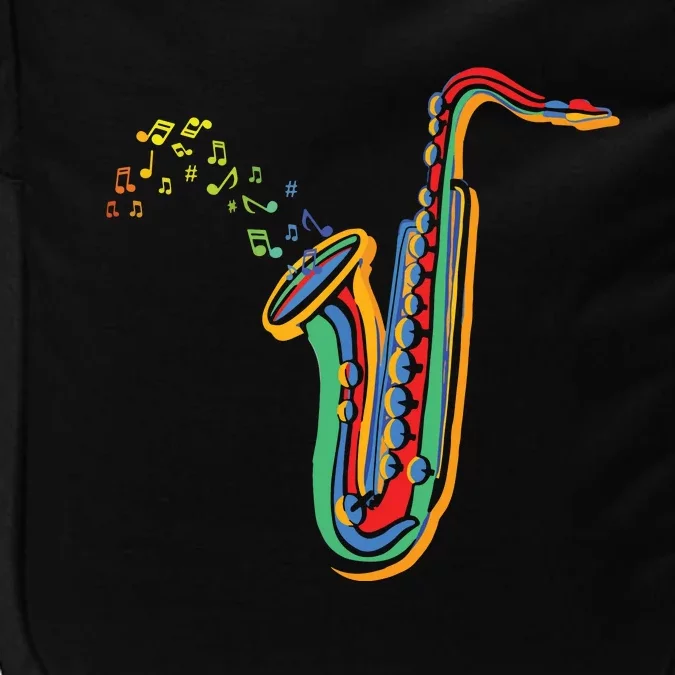 Musical Instrument Saxophone Player Gift Saxophone Impact Tech Backpack