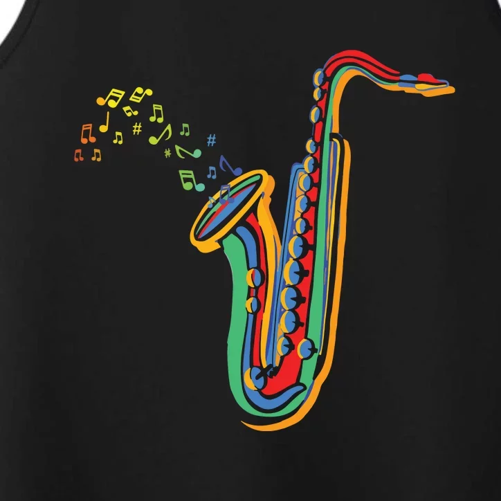 Musical Instrument Saxophone Player Gift Saxophone Performance Tank