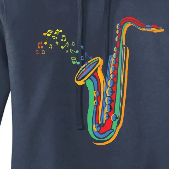 Musical Instrument Saxophone Player Gift Saxophone Women's Pullover Hoodie