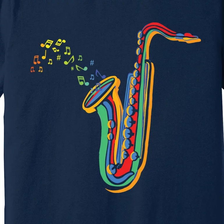 Musical Instrument Saxophone Player Gift Saxophone Premium T-Shirt