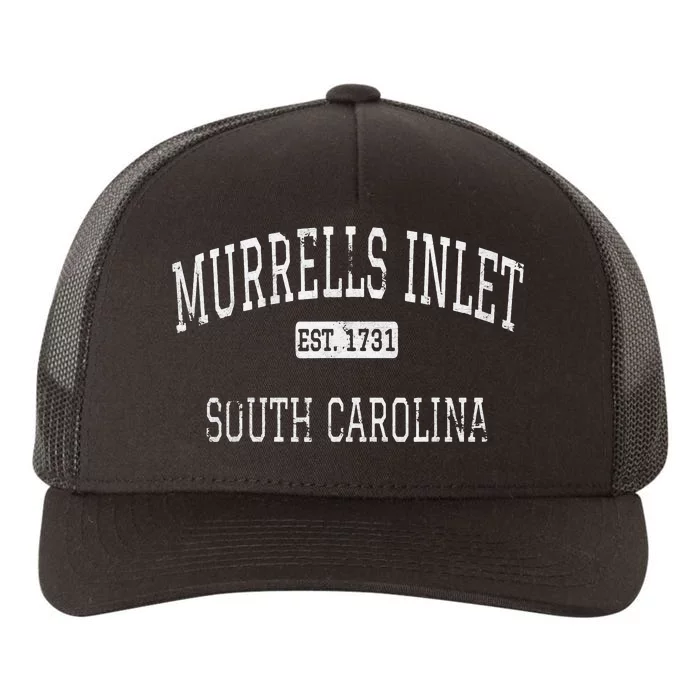 Murrells Inlet South Carolina SC Vintage sport Yupoong Adult 5-Panel Trucker Hat