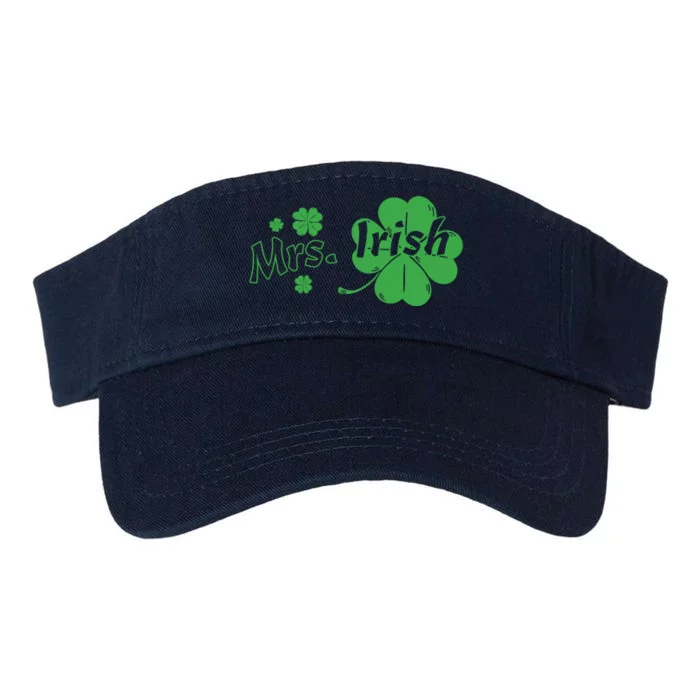 Mrs Irish Shamrock Valucap Bio-Washed Visor