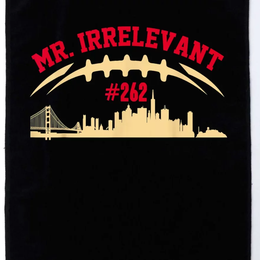 Mr Irrelevant San Francisco 262 Brock Hard Purdy Women Platinum Collection Golf Towel