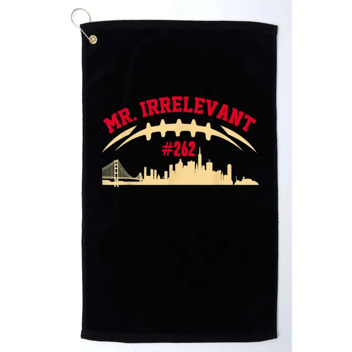 Mr Irrelevant San Francisco 262 Brock Hard Purdy Women Platinum Collection Golf Towel