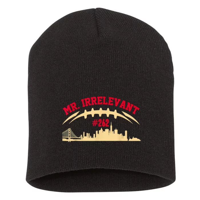 Mr Irrelevant San Francisco 262 Brock Hard Purdy Women Short Acrylic Beanie