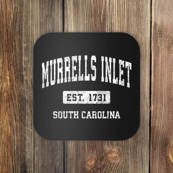 Murrells Inlet South Carolina Sc Vintage Athletic Sports Coaster