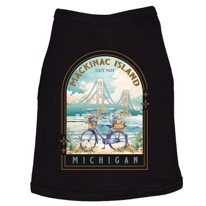 Mackinac Island State Park Michigan Usa Lake Huron Souvenir Doggie Tank