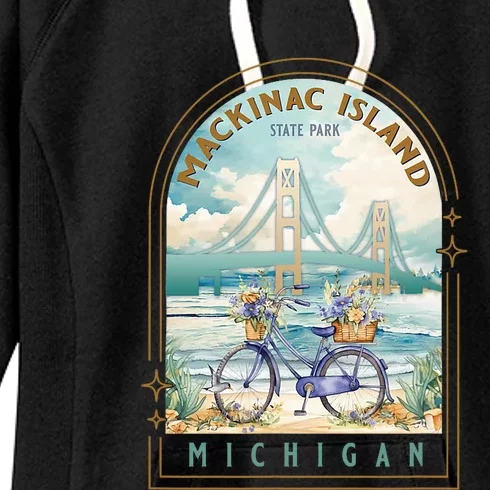 Mackinac Island State Park Michigan Usa Lake Huron Souvenir Women's Fleece Hoodie