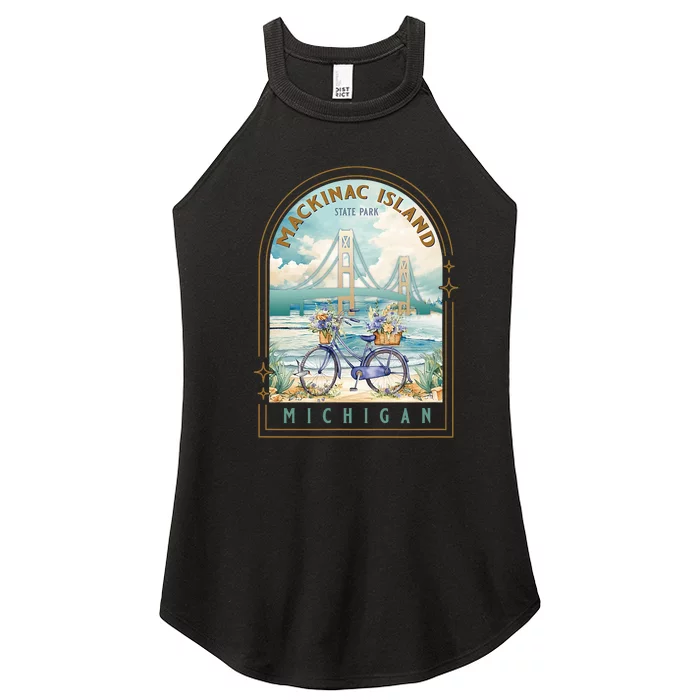 Mackinac Island State Park Michigan Usa Lake Huron Souvenir Women’s Perfect Tri Rocker Tank