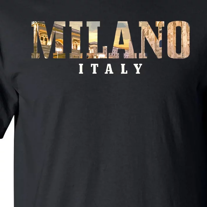 Milano Italia Skyline Italy Italian Souvenir Tall T-Shirt