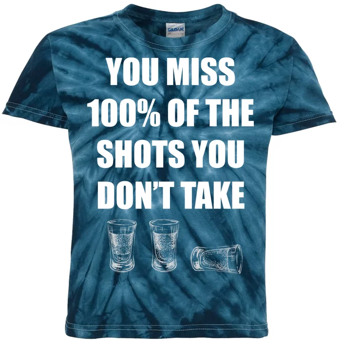 Miss 100% Of The Shots You Don't Take Kids Tie-Dye T-Shirt