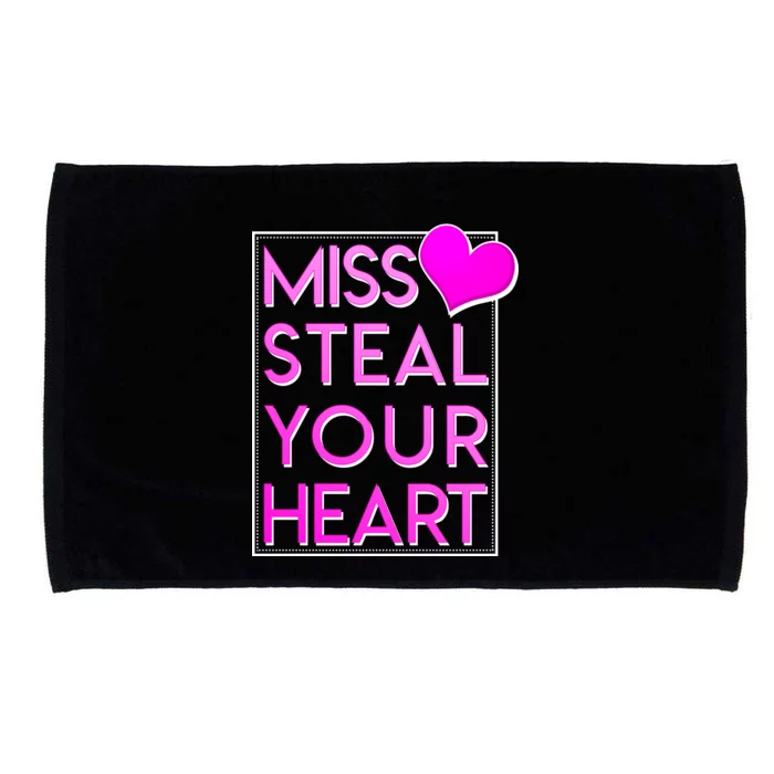 Miss Steal Your Heart Valentines Day Microfiber Hand Towel