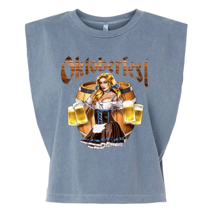 Miss Wiesn Oktoberfest Garment-Dyed Women's Muscle Tee