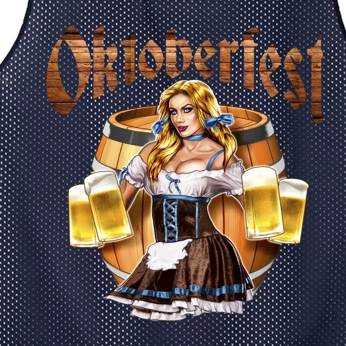 Miss Wiesn Oktoberfest Mesh Reversible Basketball Jersey Tank