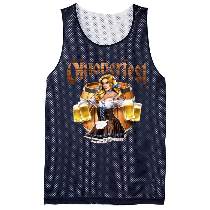 Miss Wiesn Oktoberfest Mesh Reversible Basketball Jersey Tank