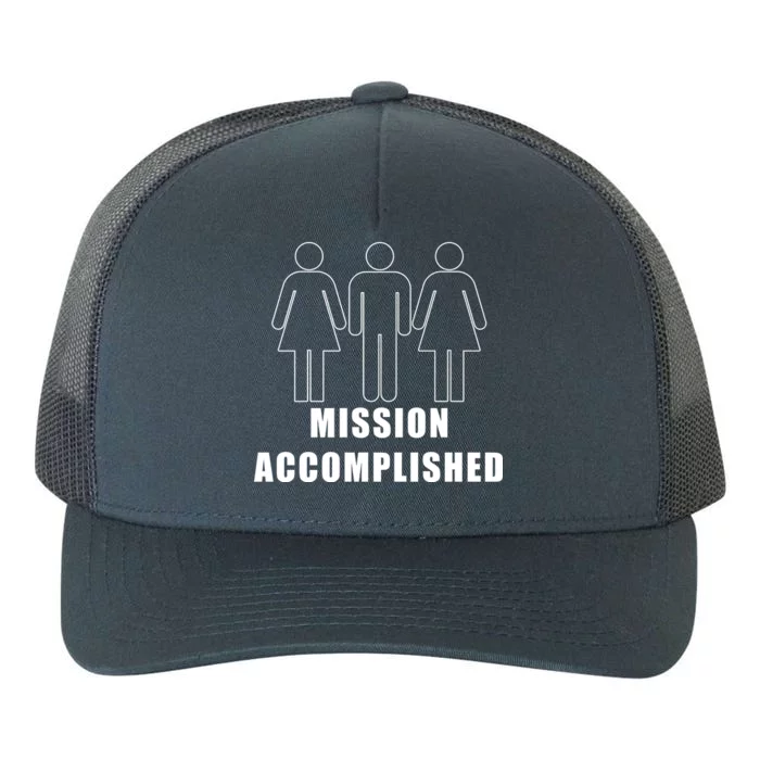 Mission Accomplished Three Some Yupoong Adult 5-Panel Trucker Hat