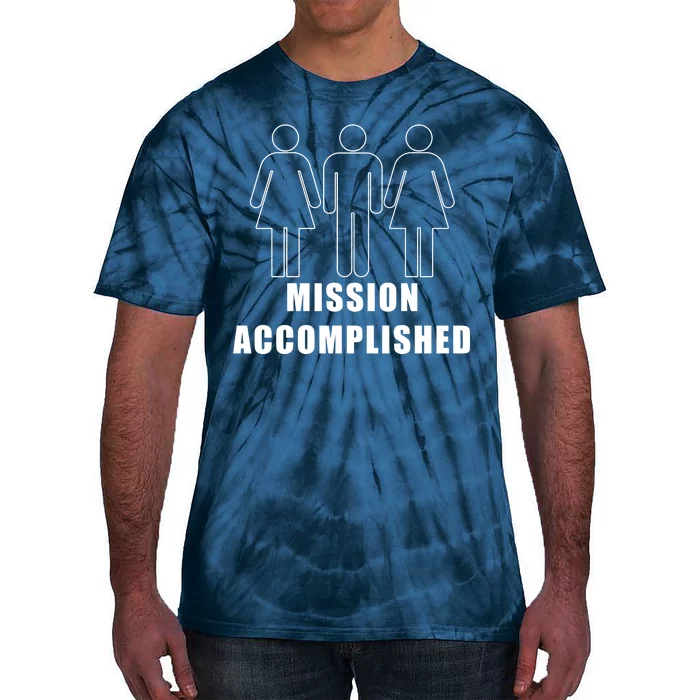 Mission Accomplished Three Some Tie-Dye T-Shirt