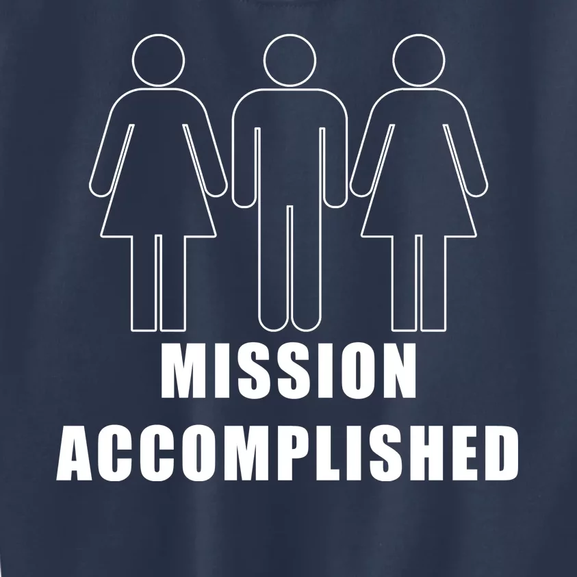 Mission Accomplished Three Some Kids Sweatshirt