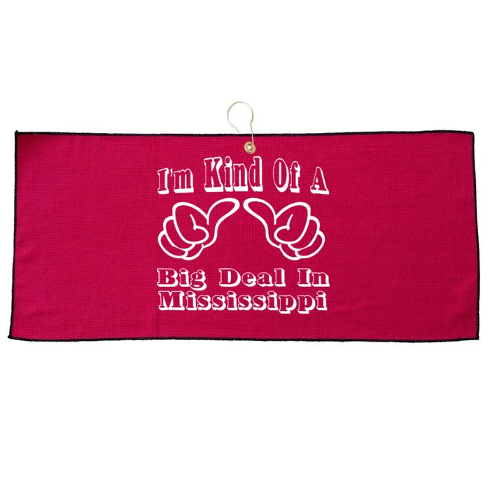 Mississippi Big Deal Large Microfiber Waffle Golf Towel