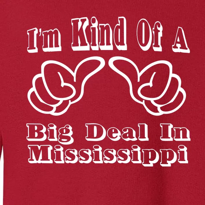 Mississippi Big Deal Toddler Sweatshirt