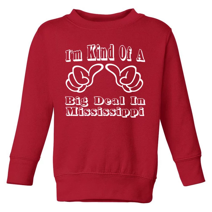 Mississippi Big Deal Toddler Sweatshirt