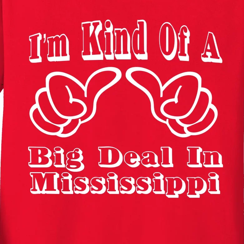 Mississippi Big Deal Kids Long Sleeve Shirt