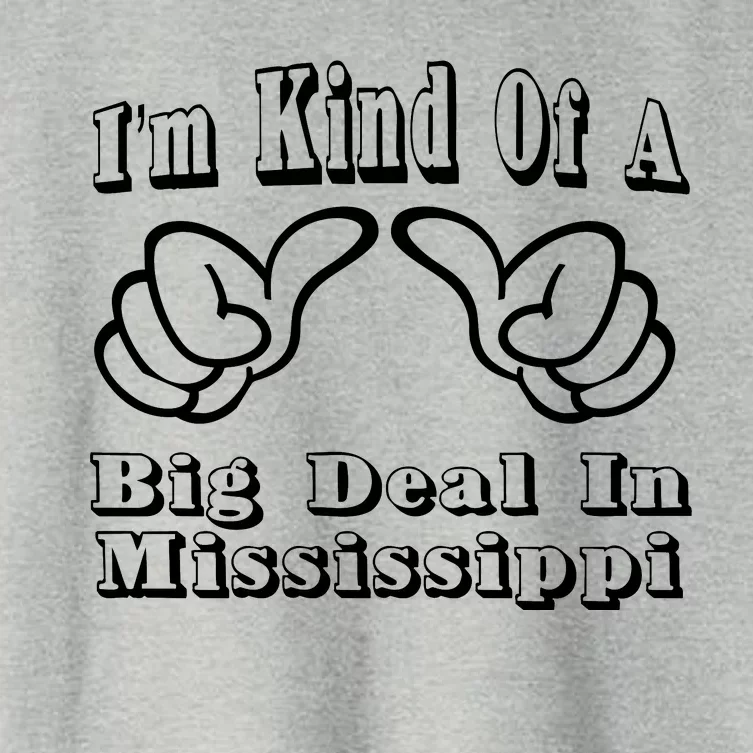 Mississippi Big Deal Women's Crop Top Tee