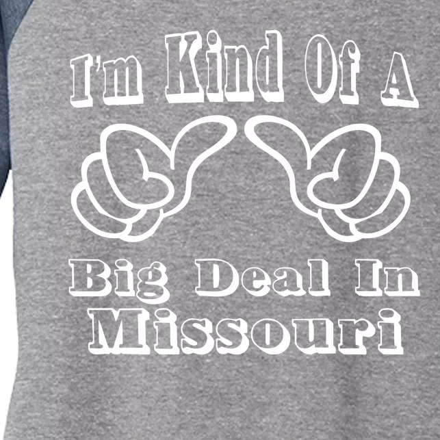 Missouri Big Deal Women's Tri-Blend 3/4-Sleeve Raglan Shirt