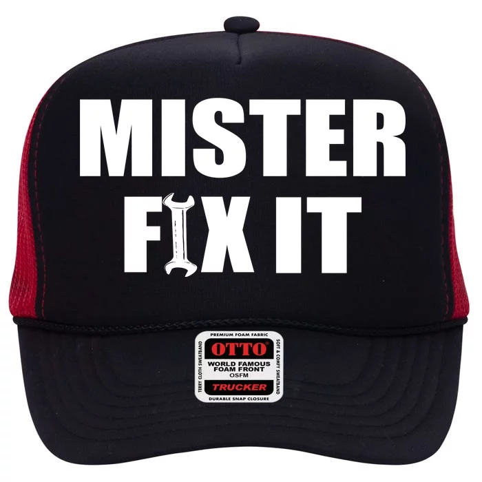 Mister Fix It High Crown Mesh Trucker Hat