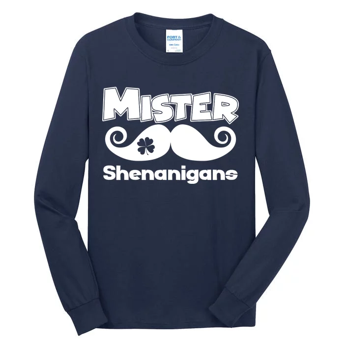 Mister Shenanigans Mustache Tall Long Sleeve T-Shirt