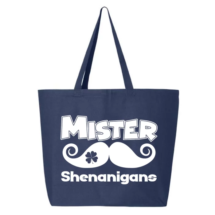 Mister Shenanigans Mustache 25L Jumbo Tote