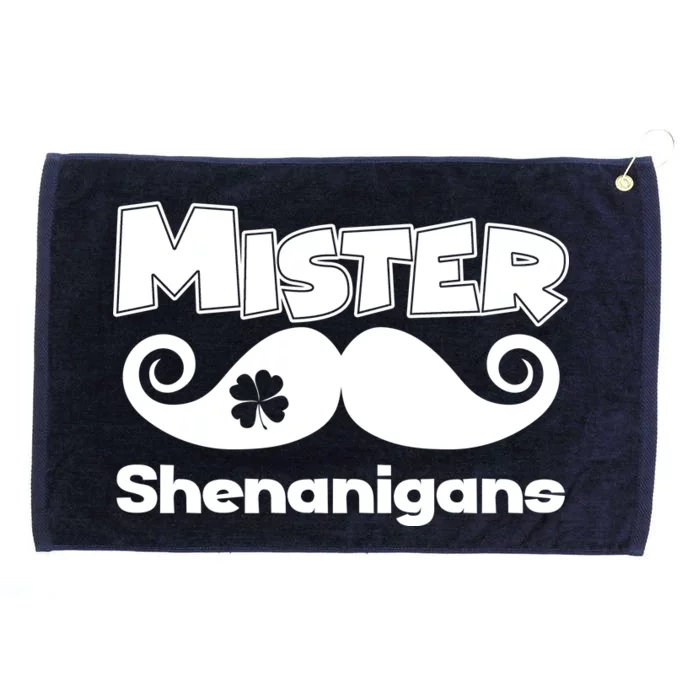 Mister Shenanigans Mustache Grommeted Golf Towel