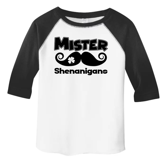 Mister Shenanigans Mustache Toddler Fine Jersey T-Shirt