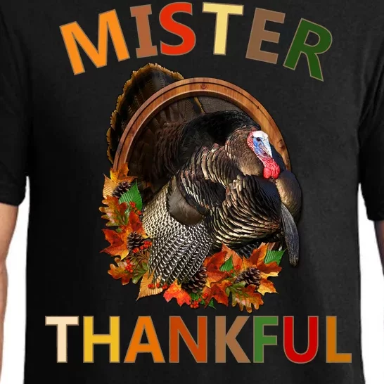 Mister Thankful Thanksgiving Turkey Pajama Set