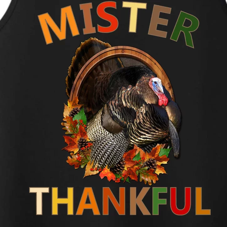 Mister Thankful Thanksgiving Turkey Performance Tank