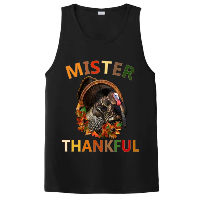 Mister Thankful Thanksgiving Turkey Performance Tank