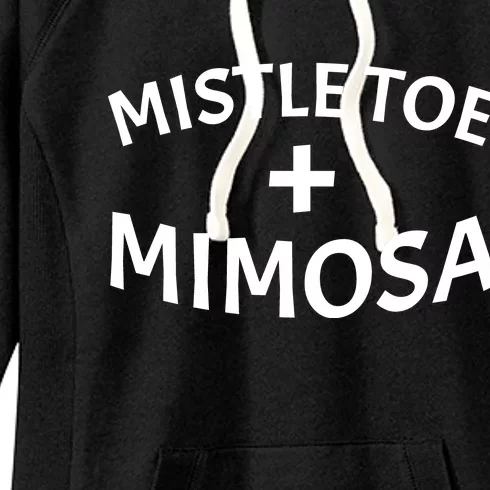 Mistletoe and Mimosa Women's Fleece Hoodie