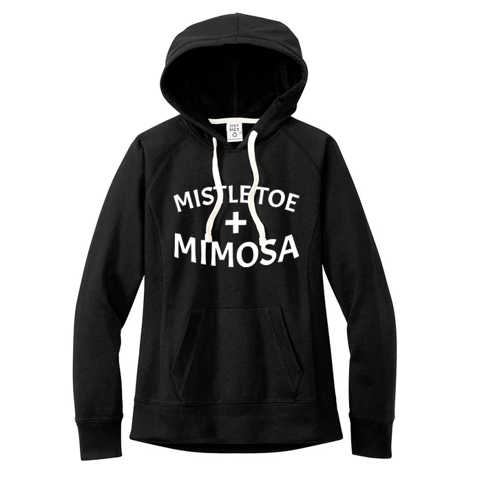 Mistletoe and Mimosa Women's Fleece Hoodie