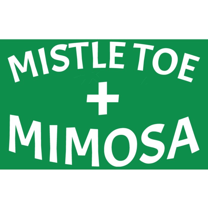 Mistletoe and Mimosa Bumper Sticker