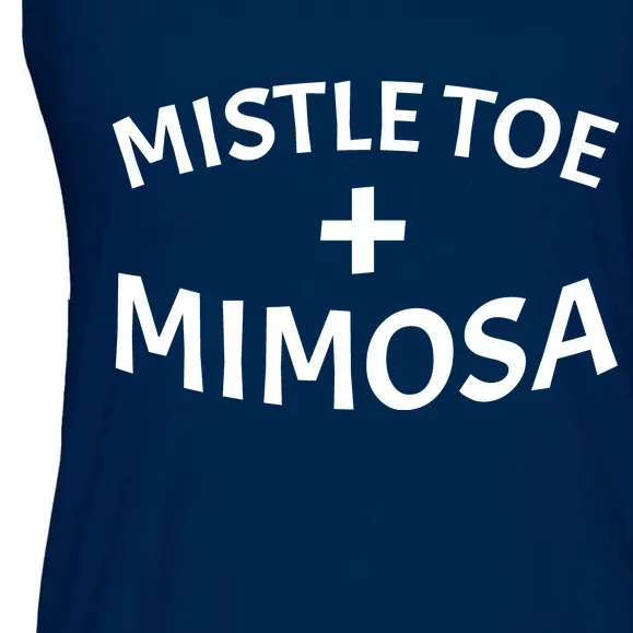 Mistletoe and Mimosa Ladies Essential Flowy Tank