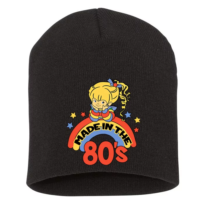 Made In The 80s 1980s Generation Millennials Retro Vintage Short Acrylic Beanie