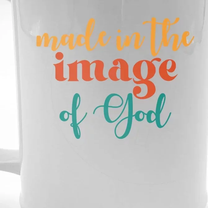 Made In The Image Of God Front & Back Beer Stein