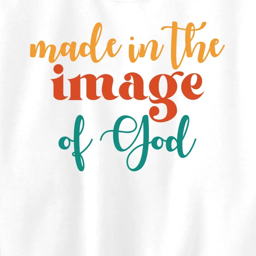 Made In The Image Of God Kids Sweatshirt