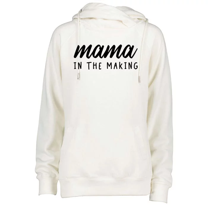 Mama In The Making Great Gift Pregnancy Gift Mom To Be Gift Cool Gift Womens Funnel Neck Pullover Hood