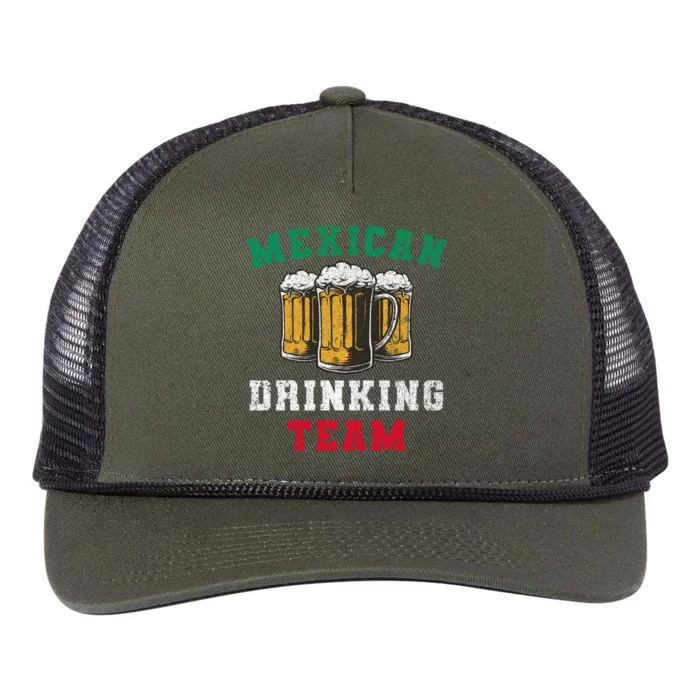 Mexican Ing Team O De Mayo Funny Cinco De Mayo Gift Retro Rope Trucker Hat Cap